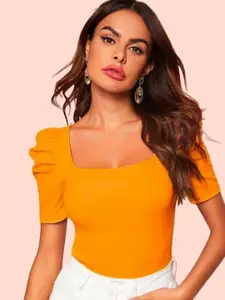 Dream Beauty Fashion Mustard Yellow Top