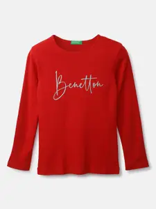 United Colors of Benetton Red Print Top