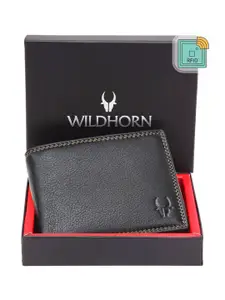 WildHorn Men Leather Two Fold Wallet