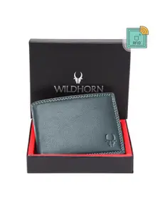 WildHorn Men Leather Two Fold Wallet