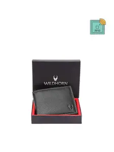 WildHorn Men Leather Two Fold Wallet