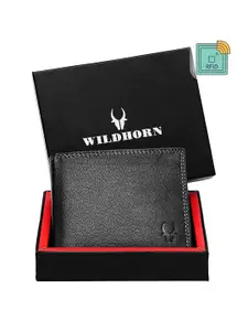 WildHorn Men Leather Two Fold Wallet