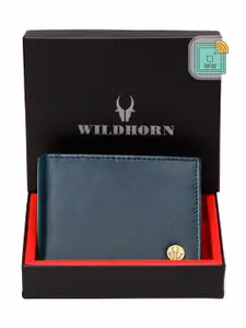 WildHorn Men Leather Two Fold Wallet