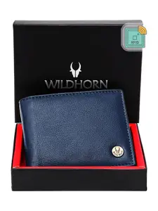 WildHorn Men Leather Two Fold Wallet