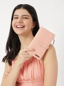 Fastrack Women Pink Solid Two Fold Wallet