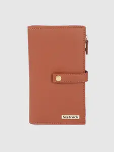 Fastrack Women Brown Solid Two Fold Wallet