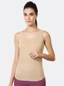 Van Heusen Women Skin Solid Antibacterial Colour Fresh Tank Top