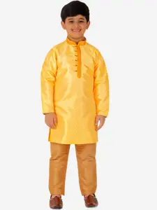 Pro-Ethic STYLE DEVELOPER Boys Pure Silk Kurta with Pyjamas