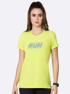 Van Heusen Women Typography Printed T-shirt