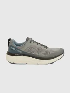 Skechers Men Max Cushioning Delta Grey Running Non-Marking Shoes