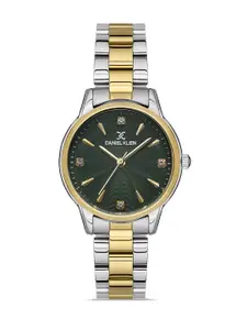 Daniel Klein Premium Women Green Dial & Bracelet Straps Analogue Watch DK.1.13247-5
