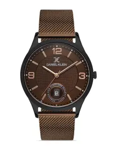 Daniel Klein Premium Men Brown Dial & Straps Analogue Watch-DK.1.13267-5