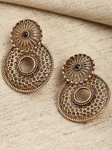 KARATCART Gold-Plated Classic Studs Earrings