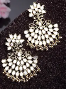 KARATCART Gold-Toned Pack Of 2  Chandbalis Earrings