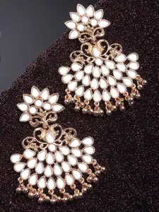 KARATCART Rose Gold Classic Chandbalis Earrings