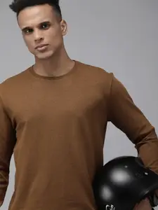 Roadster Men Solid Sweatshirt