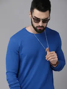 Roadster Men Solid Sweatshirt