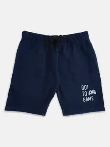 Pantaloons Junior Boys Blue Solid Shorts