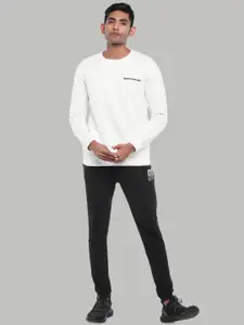 Ajile by Pantaloons Men White Solid Sweatshirt