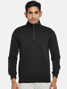 BYFORD by Pantaloons Men Black Solid Sweatshirt