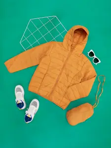 Pantaloons Junior Boys Yellow Puffer Jacket