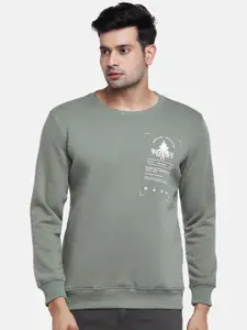 Urban Ranger by pantaloons Men Typography Printed Long Sleeves Cotton Pullover Sweatshirt