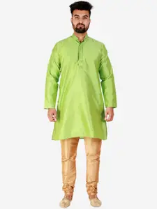 Pro-Ethic STYLE DEVELOPER Men Pure Silk Kurta with Pyjamas