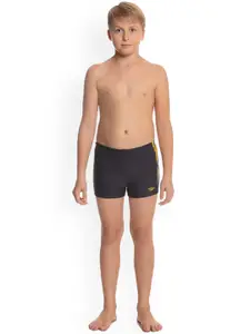 Speedo Boys Navy Blue Solid Swim Shorts