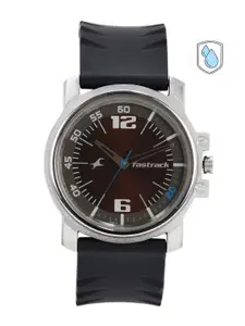 Fastrack Men Brown Analogue Watch NJ3039SP02C