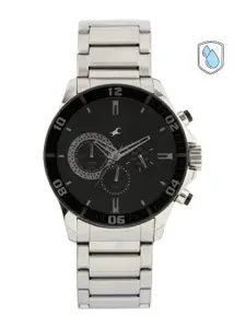 Fastrack Men Black Analogue Watch NJ3072SM02