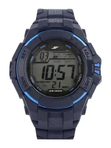 Sonata Ocean Series Men Blue Digital Watch 77055PP01