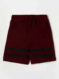 Fame Forever by Lifestyle Boys Red Striped Shorts