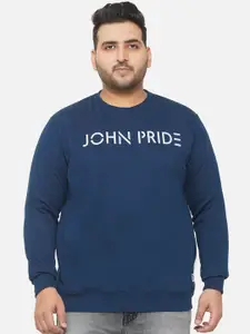 John Pride Men Plus Size Printed Sweatshirt