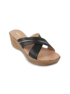 Mochi Black Platform Sandals