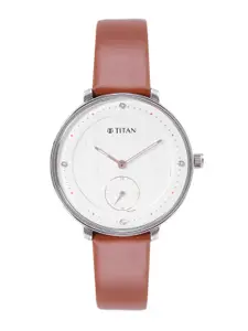 Titan Women Leather Straps Analogue Watch 95030WM01