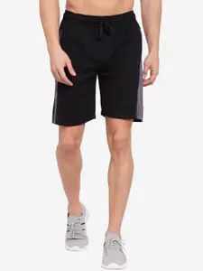 SPORTO Men Black Sports Shorts