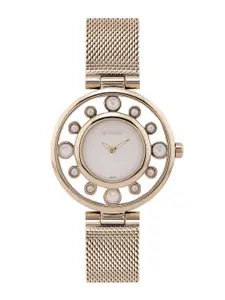 Titan Women Embellished Bracelet Style Analogue Watch NK9812WM01-White-2015034