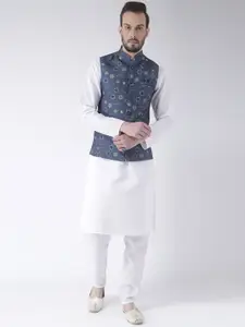 Hangup Men Pure Cotton Kurta with Pyjamas
