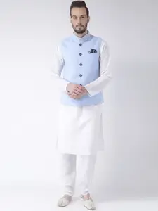 Hangup Men Pure Cotton Kurta with Pyjamas