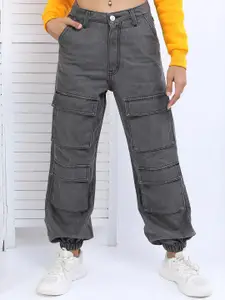 Tokyo Talkies Women Grey Jogger Clean look  Jeans