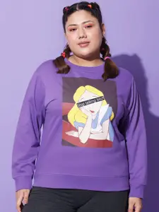 BEYOUND SIZE - THE DRY STATE Women Printed Sweatshirt