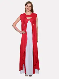 PATRORNA Red Maxi Nightdress