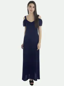 PATRORNA Cold Shoulder Maxi Dress