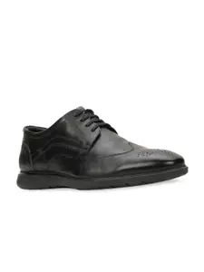 Hush Puppies Men Solid Leather Formal Derby