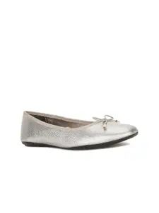 Bata Women Embellished Ballerinas with Bows Flats