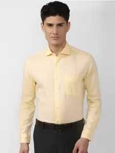 Peter England Elite Men Slim Fit Pure Cotton Formal Shirt
