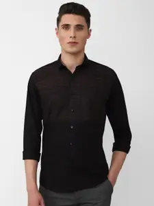 V Dot Men Slim Fit Colourblocked Casual Shirt