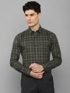 Allen Solly Men Slim Fit Tartan Checks Checked Formal Shirt