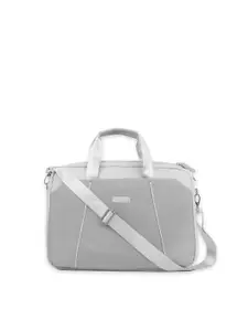 PROBUS Unisex Grey & White Laptop Bag