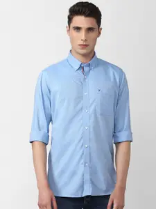 Van Heusen Sport Men Blue Slim Fit Casual Shirt